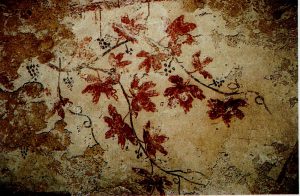 תמונה ציור קיר גפן יריחו מערת קבורה חכלילי