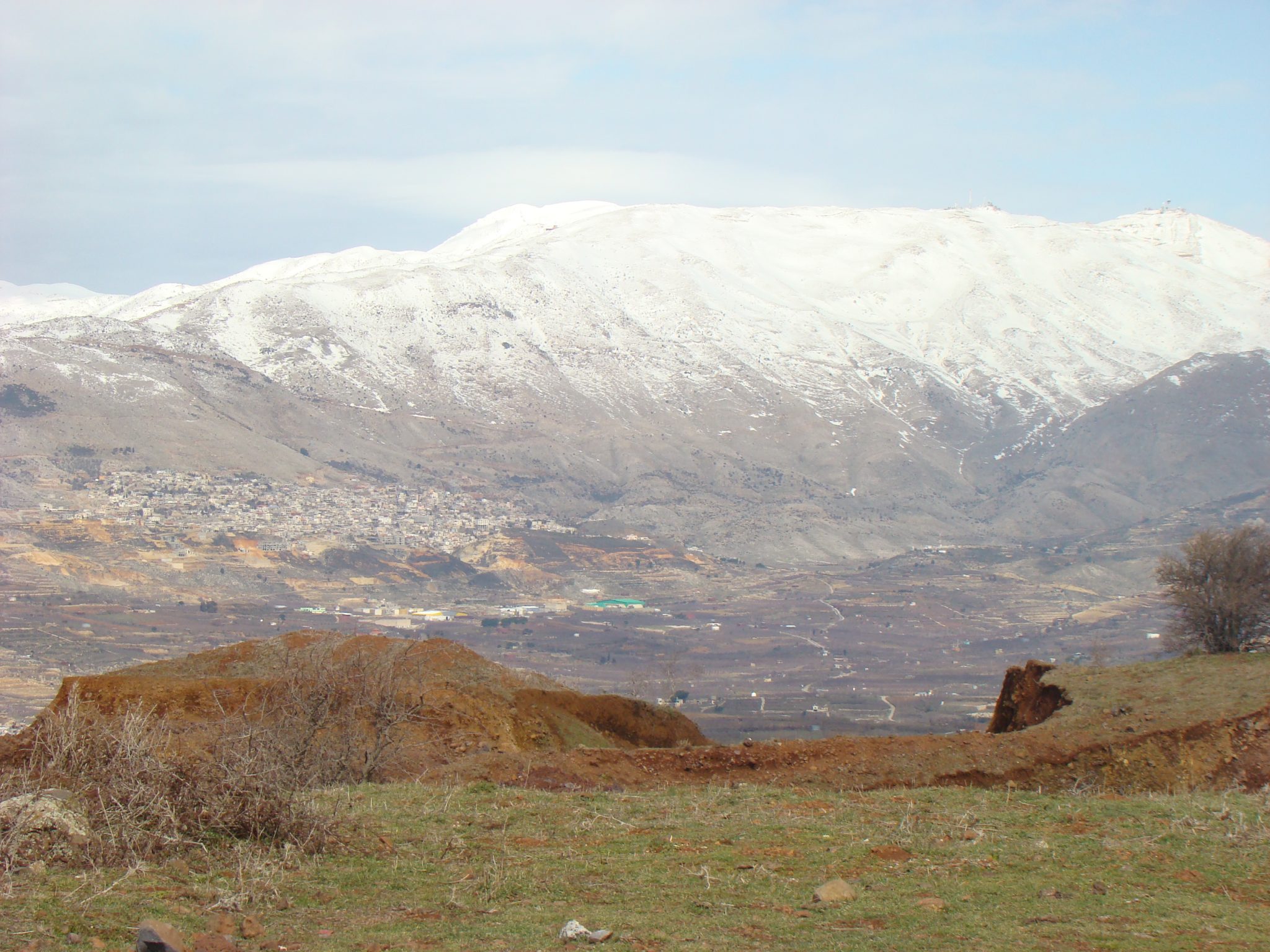 נוף החרמון מפסגת הר אודם (צילום: ד"ר ענת אביטל)