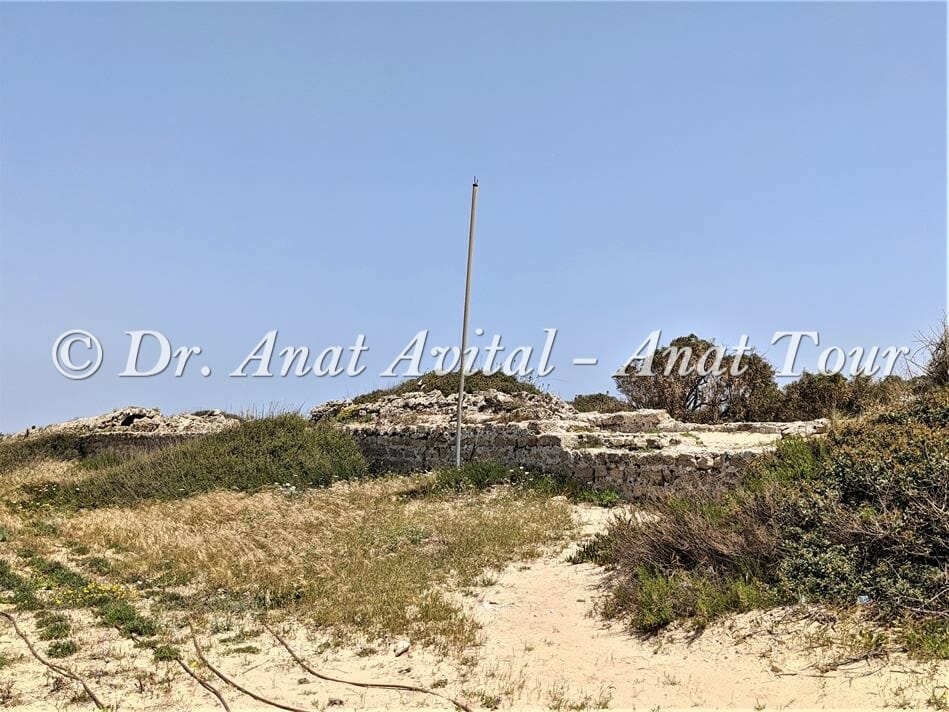האמה הרומית הנמוכה בחוף אקוודוקט קיסריה, צילום: ד"ר ענת אביטל