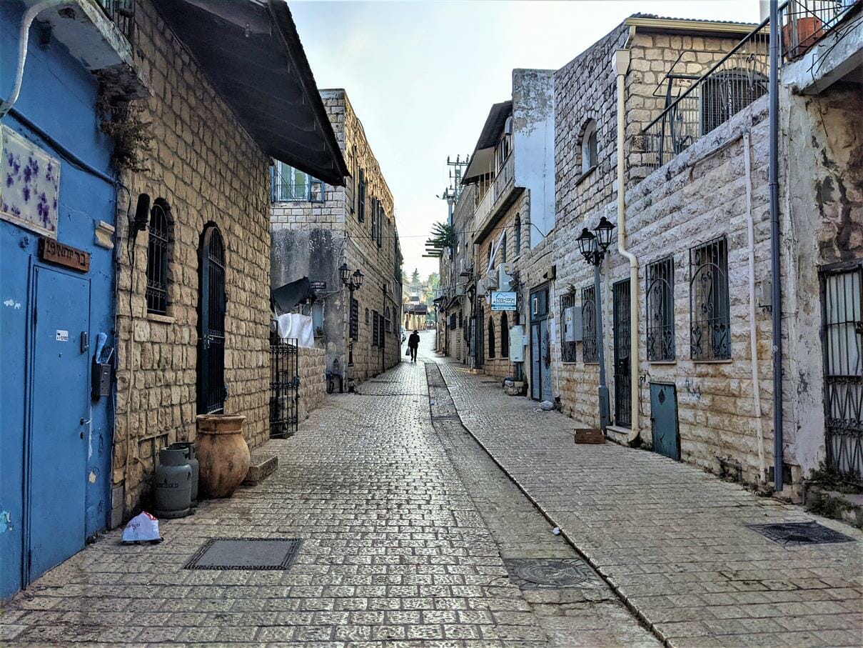 רחוב בצפת העתיקה, צילום: ד"ר ענת אביטל