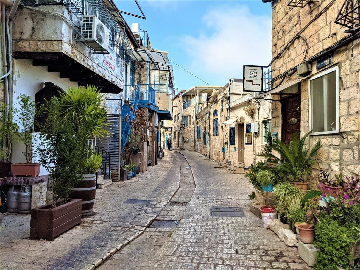 רחוב בצפת העתיקה, צילום: ד"ר ענת אביטל