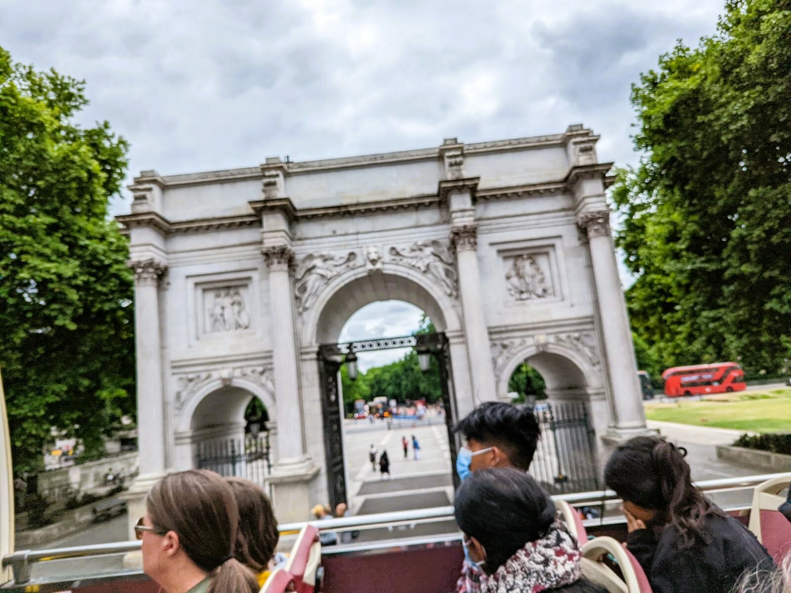 קשת השיש המארבל ארץ' לונדון בכניסה להייד פארק ורחוב אוקספורד Marble Arch, צילום: ד"ר ענת אביטל