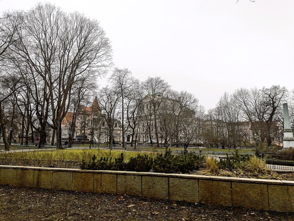 פארק פלנטי העיר העתיקה במרכז קרקוב, פולין, צילום: ד"ר ענת אביטל