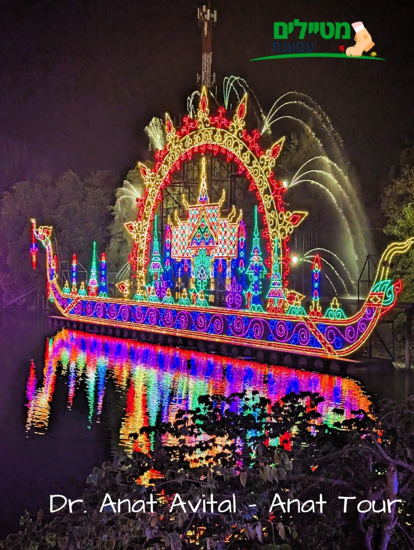 קרנבל האורות Carnival Magic בפוקט עם מיצגי תאורה צבעוניים ומתחם רחב