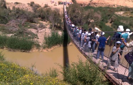 גשר הכבלים התלוי על נחל הבשור בנגב המערבי: אטרקציה לכל המשפחה