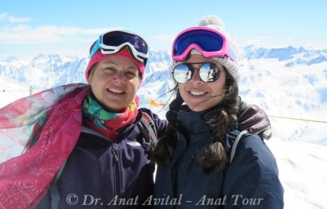 עיירת הסקי אנדרמאט Andermatt שווייץ: על גג האלפים השווייצריים על פסגת Gemsstock הגמסשטוק 2961 מטר